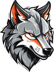 wolf head mascot