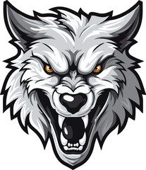 wolf head mascot