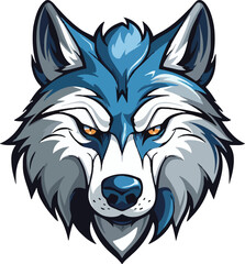 Fototapeta premium wolf head mascot
