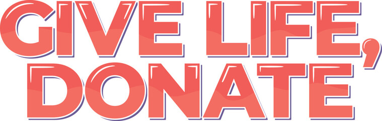 Inspirational quote promoting organ donation in a vibrant and uplifting design