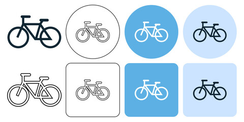 Bicycle, parking, repair, race,bike sport sign icon symbol ui and ux design, glyphs and stroke line icon	