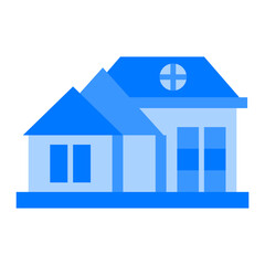 House Blue Flat