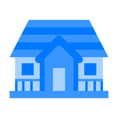 House Blue Flat