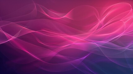 Obraz premium Dynamic Flowing Wave Poster Template