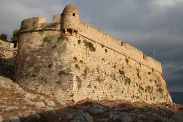 venitian fortress in rethymno in crete 