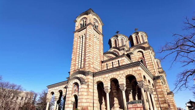 St. Marko church, one of the most famous landmarks in Belgrade, Serbia.	
