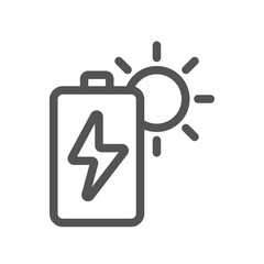 sustainability icon outline style