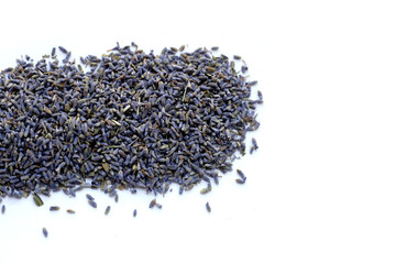 Dried lavender buds for brewing a herbal tea