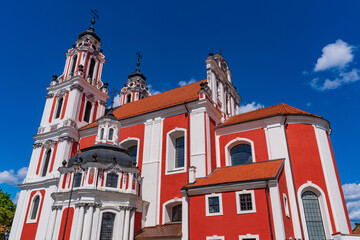 Church of St. Catherine in Vilnius, Lithuania