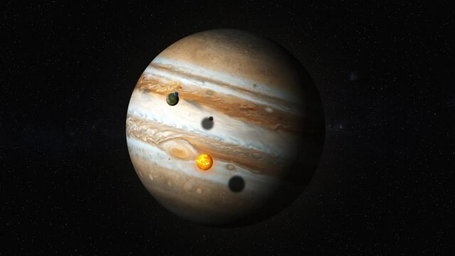 4K 3D Jupiter animation made with AfterEffects. 