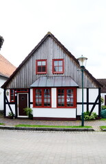 Historical Building in the Old Town of Arnis, Schleswig - Holstein