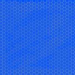 Geometric hexagon pattern, honeycomb blue background. Seamless line cube pattern.