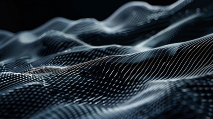 Intricate geometric designs of interconnected lines weave together to form an elegant and sophisticated backdrop, adding a touch of modernity and refinement to the decor.