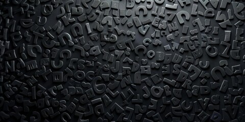 Monochrome Tire Tread Pattern on Metal