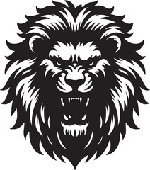 Lion silhouette vector illustration