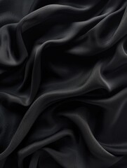 Obraz premium A black fabric with a shiny texture
