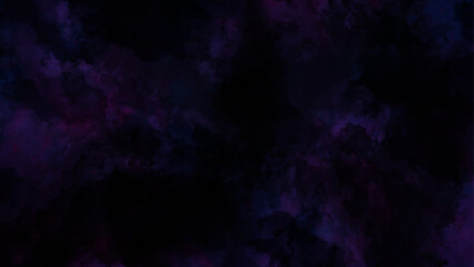Dark blue smoke background. Beautiful dark gradient hand drawn by brush grunge background. 