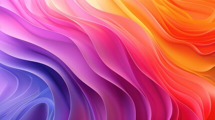 Obraz premium Generate an immersive image featuring a vibrant color gradient wave background, perfect for designing attention-grabbing banners.