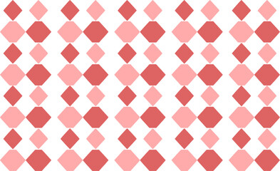 Two tone pink diamond checkerboard double layer repeat pattern, replete image, design for fabric printing, square
