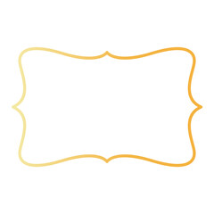 Golden Arabic Islamic Frame. with Minimalist Design Style. Vector Illustration.