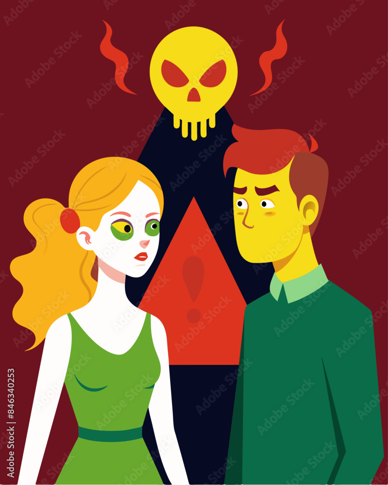 Poster the recipient can see the glint of malice in the toxic hands eyes a warning sign of the toxicity tha