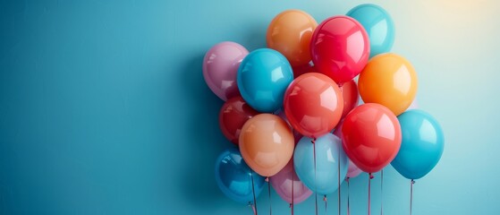 A sky filled with balloons in a multitude of colors represents endless possibilities, stretching against a limitless blue canvas