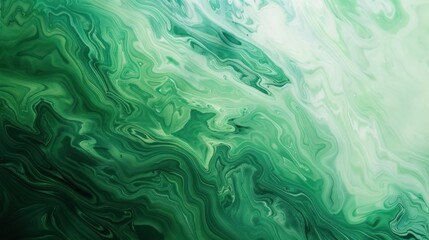 Obraz premium Produce a captivating image showcasing the versatility of green fluid textured gradient backgrounds as modern wallpaper options.