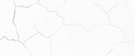 Vector old white grunge concrete wall background with crack texture, cracked wall texture. 