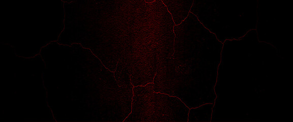 Vector red grunge cracked texture crack on the wall, dark red for horror background	

