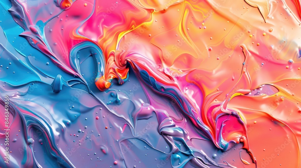 Poster spilled abstract matte texture of background color