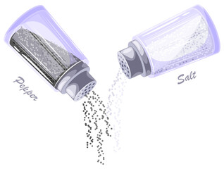 Salt & Pepper Shakers Shaking