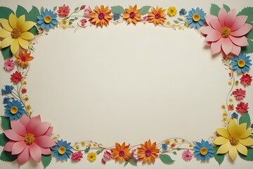 Obraz premium Several different shapes of stationery using floral patterns