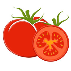 Illustration of tomato icon