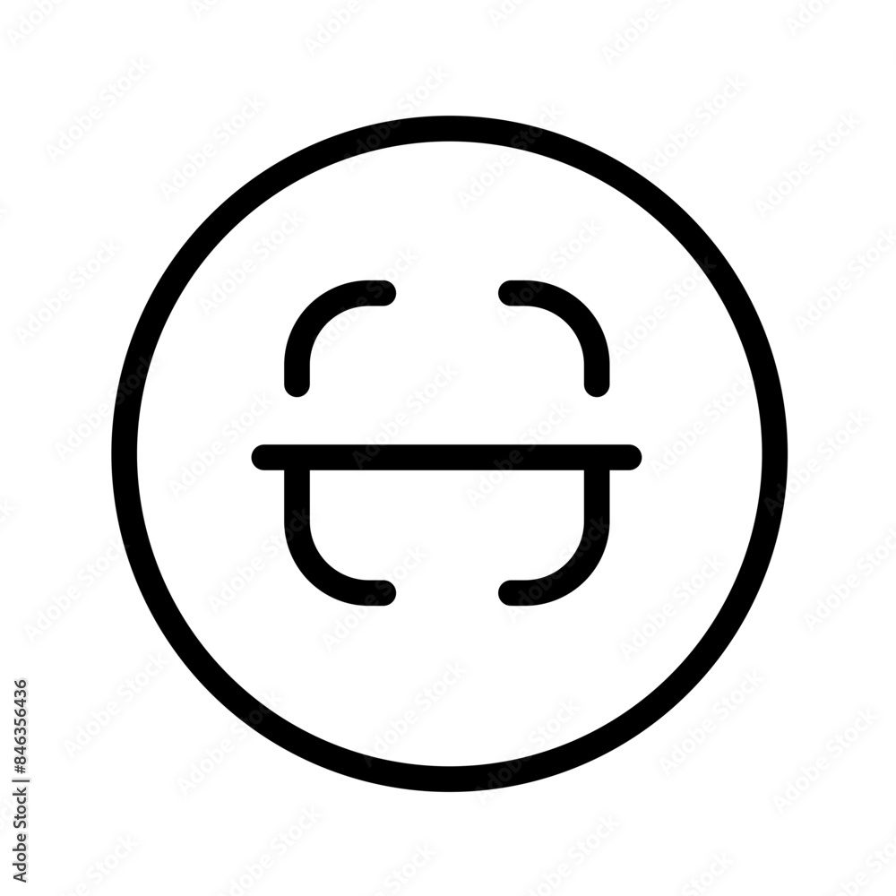 Poster Scan Button Icon Ideal for Technology and Document Management Designs