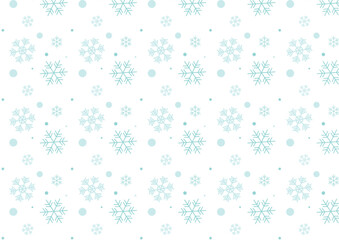 雪の結晶のシームレスの背景イラスト