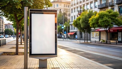 Station billboard