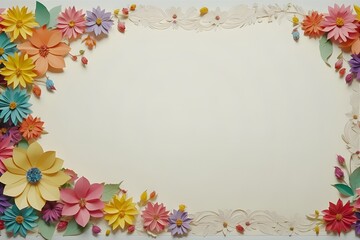 Several different shapes of stationery using floral patterns