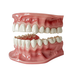 Obraz premium Human Dental Model isolated on transparent background