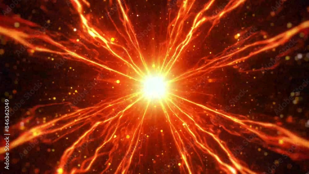 Poster video effects abstract background ai artificial intelligence lightning