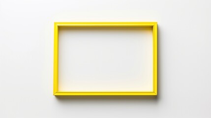 Yellow frame empty modern design