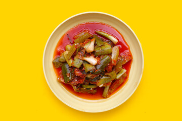 Kimchi korea food, cucumber kimchi
