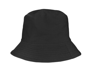black bucket hat PNG transparent