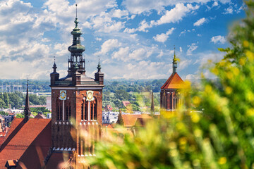 Brick gothic St. Catherine's Church, and St. John Cathedral, Gdańsk  © Maryna Konoplytska