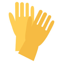 Cleaning Supplies Equipment in Flat Cartoon Style. Vector Illustration.