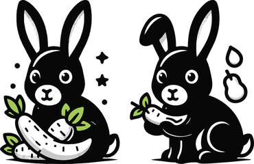 Fototapeta premium rabbit with a smile
