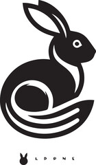 rabbit silhouette illustration
