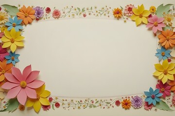 Obraz premium Several different shapes of stationery using floral patterns