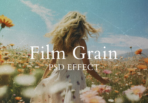 Film Grain Filter Photo Effect With Generative AI