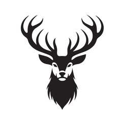 silhouette of a deer