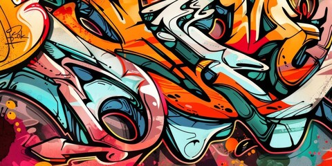 Vibrant Graffiti and Artistic Fonts